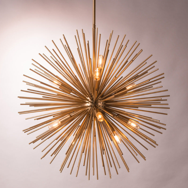 Dandelion Ball Chandelier – Sea Urchin Geometric Pendant Light