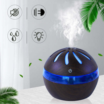 Windmill Aroma Humidifier – Large 650 ml USB Diffuser & Night Light
