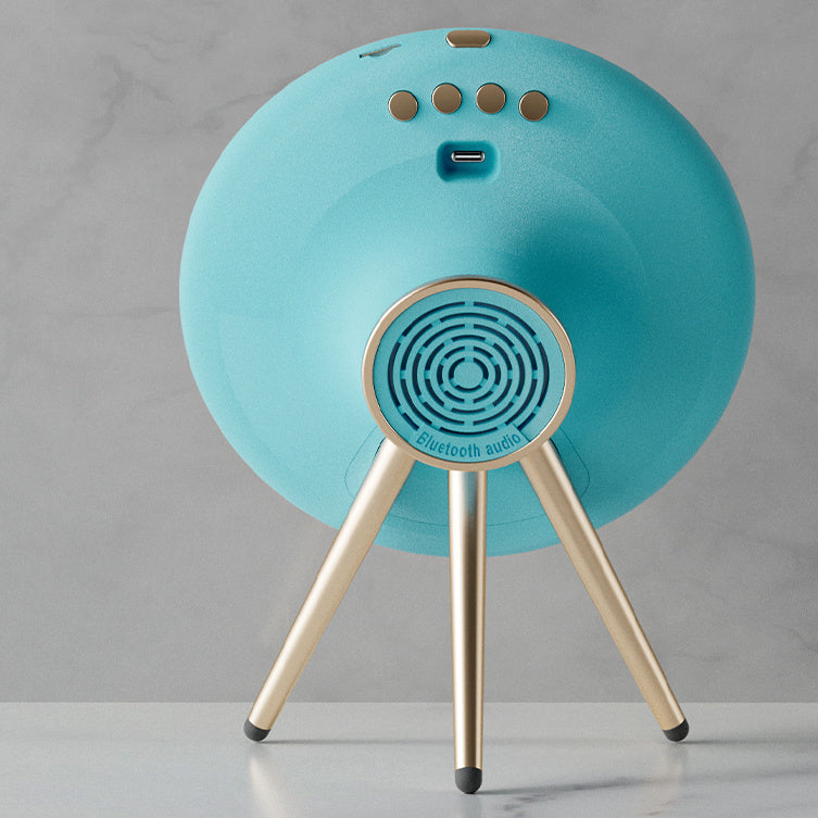 LED Mirror Alarm Clock – Wireless Charger, Digital Time, USB